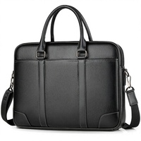 Sac à main et sac à bandoulière pour ordinateur portable pour homme, grande capacité, en PU, pour les voyages en Europe et en Amérique