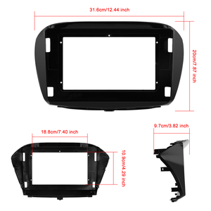 Podofo 10 pouces 4 + 64G Android <span class=keywords><strong>voiture</strong></span> stéréo sans fil Carplay Android Auto pour <span class=keywords><strong>Honda</strong></span> Edix/<span class=keywords><strong>FRV</strong></span> 2004-2009 IPS DSP GPS RDS Autoradio - Product Image 5