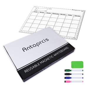 Tableau magnétique en caoutchouc souple pour réfrigérateur, tableau blanc, tableau de notes, tableau d'affichage pour cuisine, bureau, planificateur, liste de courses, aimants pour réfrigérateur - Product Image 4