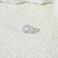 Diamante Cultivado en Laboratorio con Corte Radiante de 1 Quilate, Certificado por IGI, Piedra Suelta para Joyería, Excelente Calidad