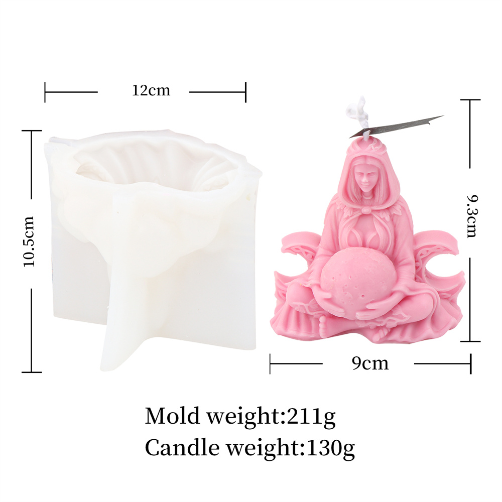 Molde de vela de diosa 1