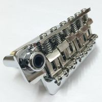 Brass Block ST Tremolo Bridge Vintage Saddles 6-Point 52.5mm String Spacing Tremolos