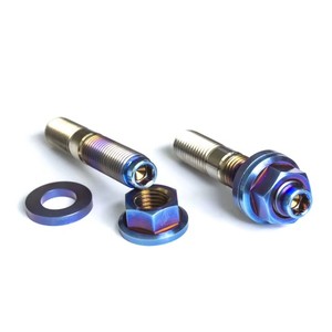 <b>Titanium</b> Exhaust Manifold <b>Stud</b> Kit Burnt Finish M8 M10 Turbo Header Cylinder Head Fastener for Honda Acura - Product Image 5