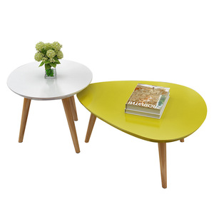 Tabelle petite fantaisie tables d'appoint en bois salon moderne ensembles de meubles de salon de table de salon de table basse - Product Image 2