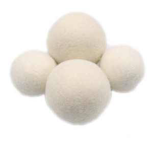 Suavizante Orgánico Premium XL, Paquete <span class=keywords><strong>de</strong></span> 6, Color Blanco Natural, Reutilizable, Reduce el Tiempo <span class=keywords><strong>de</strong></span> Secado, Bolas <span class=keywords><strong>de</strong></span> Secado <span class=keywords><strong>de</strong></span> Lana - Product Image 2