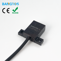 Capteur photoélectrique miniature BANGTOS à faisceau traversant, type opposé, 3 fils, NPN PNP, DC10-30V, distance de détection 15mm, CE RoHS