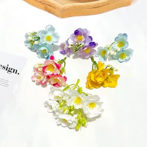 Guirnalda de Flores Artificiales de Jazmín con Múltiples Cabezas Pequeñas para Horquillas, Accesorios de Guirnaldas, Atrezzo Fotográfico, Decoración de Ventanas - Product Image 3