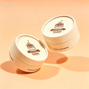 Scatole Cilindriche Personalizzate per Cheesecake di Grado Alimentare, Tubi di Carta Biodegradabili per Snack, Biscotti, Cioccolato e Dolci - Product Image 5
