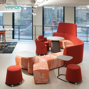 Conjunto de sofá de oficina, muebles, sofá, asientos, sala de vestíbulo, Banco de espera, Combinación libre Modular, sofá de sala de espera de oficina - Product Image 1