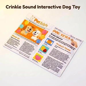 Jouet à mâcher durable pour chien en tissu Oxford à motif de dessin animé avec design ballon et son froissé pour le nettoyage des dents – Vente directe usine Chine - Product Image 1