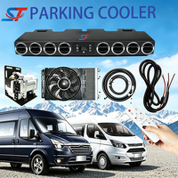 Climatiseur de stationnement électrique 12V/24V de type dissimulé pour fourgonnette, kit de climatisation de stationnement pour camion