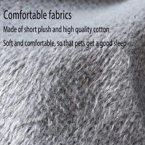 Umwelt freundliches graues Indoor-Katzen höhlen bett 2-in-1 hängendes Teaser-Spielzeug für Katzen und kleine Hunde zum Spielen und Schlafen - Product Image 6