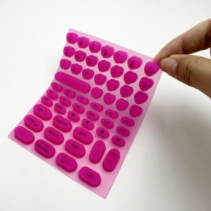 1 Bộ Silicone bàn phím dán cho bàn phím gõ bàn phím bìa cho móng tay dài chống tĩnh điện dán với thư - Product Image 6