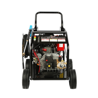 Laveuse à pression commerciale 3200 PSI pour le nettoyage industriel de grandes surfaces, de parkings et de sols d'usine