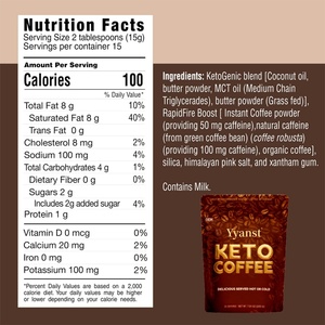 OEM/ODM Private Label with 10 g <b>Protein</b> Natural Energized Instant Slim High Quality Coffee Blockers Slim Fat Coffee - Product Image 3