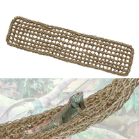 Tapis de sol pour animaux de compagnie de bonne qualité, hamac de repos en jonc de mer tressé à la main pour crabes, lézards, araignées, scorpions, geckos, lit suspendu balançoire