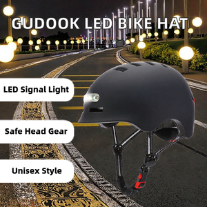 Casco de Bicicleta para Adultos Gudook Nuevo con Certificación CE, con Luces LED Delanteras/Traseras, Protección para la Cabeza - Product Image 2
