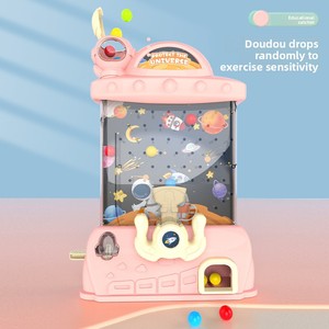 Nouvel espace éducation précoce jouet de bureau en plastique fusée balle attraper Machine enfants perle attraper jeu Machine idée cadeau - Product Image 6