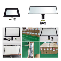 Film tactile capacitif interactif USB Pcap de 17, 18,5, 21,5, 27, 32, 37, 40, 43, 47, 50, 55, 60, 65 pouces