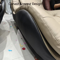 Canapé relaxant zéro gravité en cuir italien minimaliste, fauteuil inclinable, chaise longue, mobilier de bureau et de salon, canapé-lit