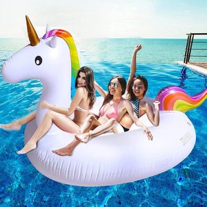 Flotador Inflable Gigante de Unicornio de PVC para Adultos - Product Image 1