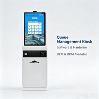 Kiosque de paiement en libre-service Lehua sur pied de 32 pouces avec écran tactile 1920x1080, terminal de paiement de factures, lecteur de code QR et lecteur de code-barres