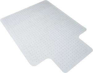 Tapete Antideslizante Moderno de PVC Transparente para Silla de Oficina con Púas, Lavable, Patrón Personalizable, Grosor de 1.5-3mm, para Pisos Alfombrados - Product Image 1
