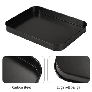 Custom High Quality Non-stick Rectangular 9.6'' Cake Pan Baking Tray