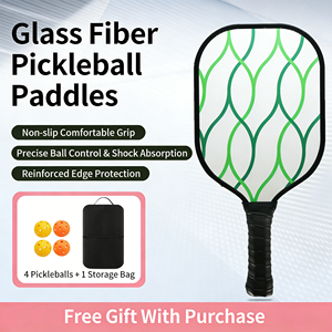 Carbon fiber pickleball <b>paddle</b> <b>with</b> honeycomb core and non-slip grip, offering strong spin and stable <b>control</b> for daily outdoor - Product Image 4