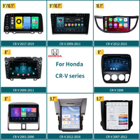 9 10.1  Android  pour  HONDA CRV 2017-2019  Autoradio  GPS  Navigation  Commande au volant  Caméra de recul AHD
