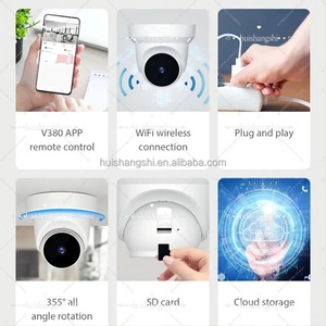 V380Pro PTZ IP Home <b>Security</b> 5MP Dome CCTV Wireless Surveillance <b>Camera</b> Motion Detection Night Vision WiFi Indoor Turret Cameras - Product Image 4