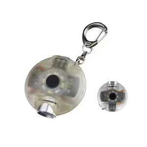 Mini <b>Flashlight</b> USB <b>Rechargeable</b> LED Keychain Light Emergency Portable Cob Bright White Light Strong Magnet Abs Material - Product Image 1