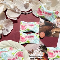 Bonbons durs individuels au jus de pastèque et de jasmin, emballage élégant, bonbons aux fruits, vente en gros pour fêtes et mariages