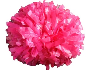 2024 pompons en <span class=keywords><strong>plastique</strong></span> rose vif pour <span class=keywords><strong>pom</strong></span>-<span class=keywords><strong>pom</strong></span> girls de bonne qualité - Product Image 1