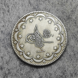 Monete commemorative in stile antico dell'Impero Ottomano da 20 Kurus <span class=keywords><strong>Mehmed</strong></span> VI, regali, decorazioni per la casa - Product Image 3