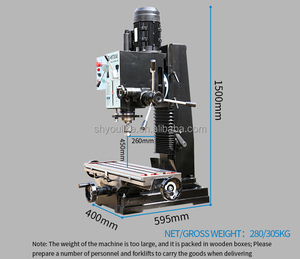 CE chứng nhận đa chức năng dọc 1500W Máy khoan máy Max. <span class=keywords><strong>Drilling</strong></span> 46mm cuối phay Công suất 32mm Mặt phay 83mm - Product Image 5