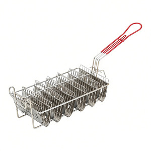 Utensilios de Cocina - <span class=keywords><strong>Tacos</strong></span> Mexicanos, Tortillas, Sushi, Cestas para Freír, Moldes para Freír, Panqueques Finos en Forma de V, Colador de Acero Inoxidable - Product Image 1