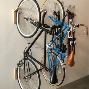 Étagère murale multifonctionnelle réglable en bois moderne, idéale comme cadeau pour les <span class=keywords><strong>cyclistes</strong></span> et pour les salons - Product Image 5