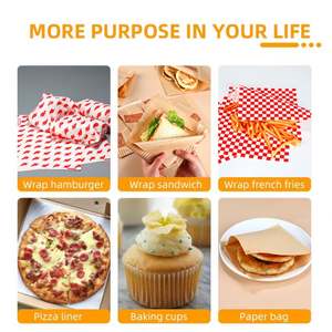 Rollos y Hojas de Papel Antigrasa de Calidad para Sándwiches y Pan, para Cocina, Catering y Envoltura de Alimentos como Hamburguesas - Product Image 6
