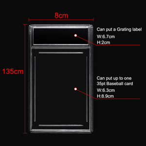YY Custom Graded Card Display Case Protective <b>Storage</b> Holder with Multiple Colors and Personalized Design Elements - Product Image 2