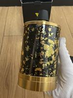 Mini Chicha Électrique Portable en Acier Inoxydable Vyro V2 – Modèle Tasse de Voyage Doré avec HMD