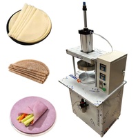 Économie d'énergie 	 Presse à pâte pour chapati 	 Machine à crêpes pneumatique chauffante pour les galettes de canard rôti 	 Machine à crêpes
