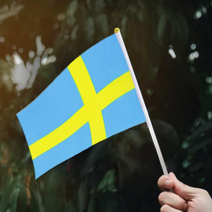 Decoración Banner de mano Decoraciones patrióticas Pequeñas mini banderas Suecia Bandera de mano <span class=keywords><strong>sueca</strong></span> - Product Image 5