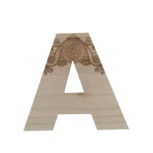 Unfinished Wood Letters Family Sign Block Board for Painting Party Decorations Hanging Decorative Letters Door Hanger alphabet