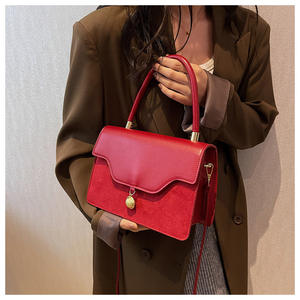 Borse da <span class=keywords><strong>donna</strong></span> all'ingrosso borse a tracolla di alta qualità pu grandi borse a tracolla rosse per le signore - Product Image 5