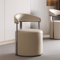 Chaise de salon nordique moderne minimaliste avec dossier, chaise de relaxation de luxe pour la maison