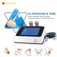Appareil TENS 2-en-1 à usage médical, instrument de thérapie ultrasonique 1 MHz 3 MHz pour le soulagement de la douleur, machine Ultrawave pour le soin des épaules