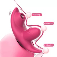 Vibrateur clitoridien sans fil avec application télécommandée, jouet sexuel pour adultes, vibrateur à langue portable pour femmes
