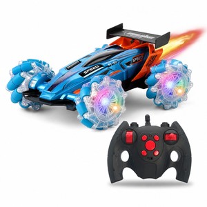 Voiture RC 8 canaux avec pulvérisation d'eau et télécommande gestuelle, jouet 2.4G, voiture de course à LED, batterie 3.7V - Product Image 6