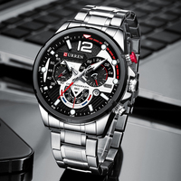 Montre à quartz pour homme CURREN 8395, très vendue, bracelet en acier inoxydable, date automatique, montre-bracelet étanche, montre tendance pour homme